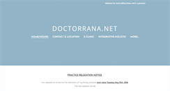 Desktop Screenshot of doctorrana.net